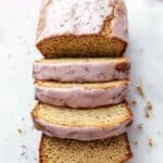 Lavender Banana Bread with Lavender Glaze Recipe
