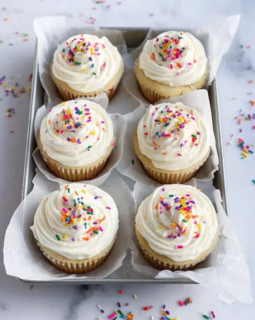 Small Batch Vanilla Cupcakes Recipe