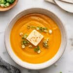 Carrot Miso Soup with Tofu and Fresh Ginger Recipe