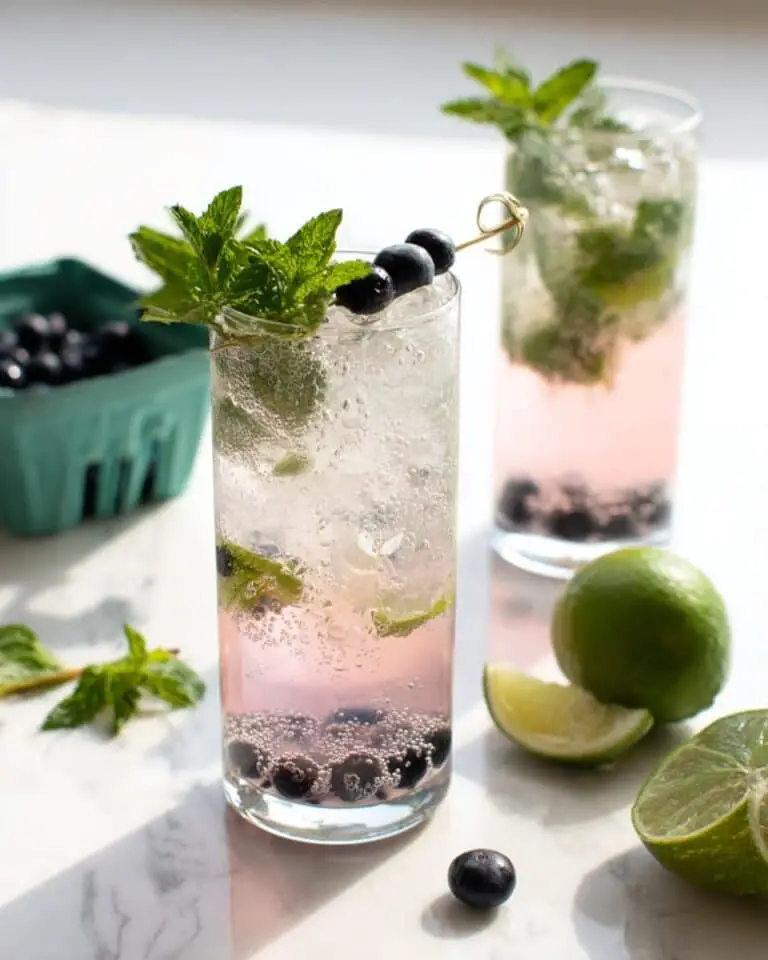 Wild Blueberry Mojitos Recipe