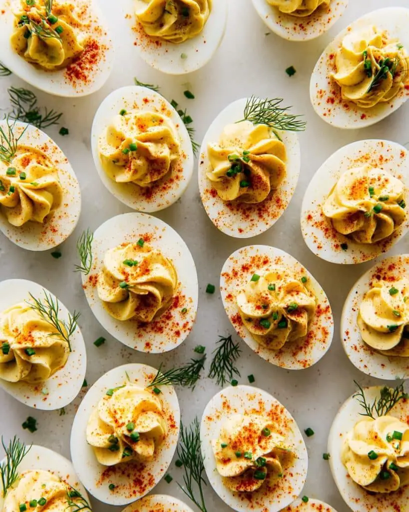 Classic Deviled Eggs with Fresh Herbs Recipe