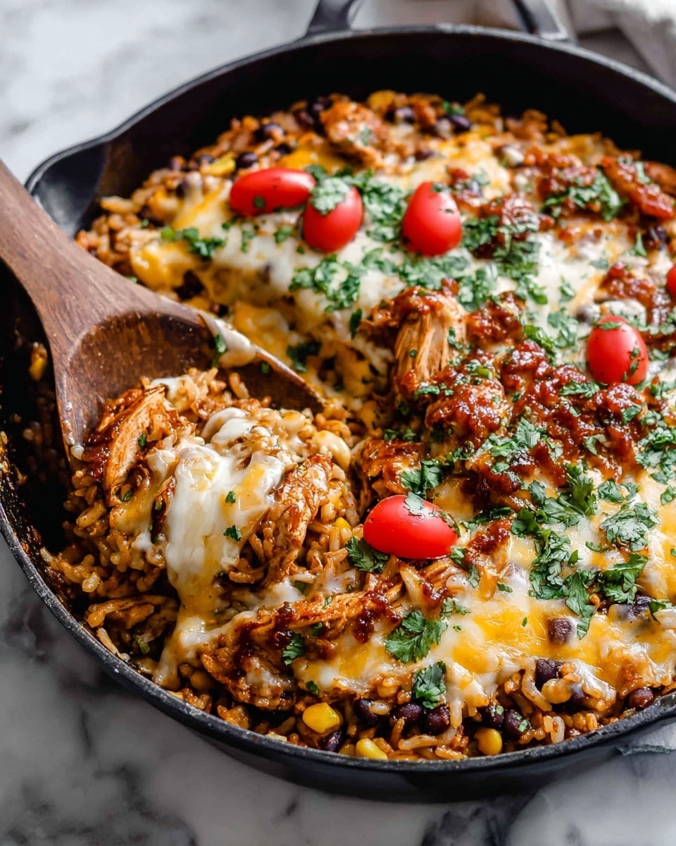 One-Pot BBQ Chicken and Rice Recipe: Easy & Flavorful Dinner