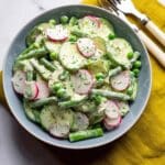 Creamy Cucumber Pea Salad Recipe