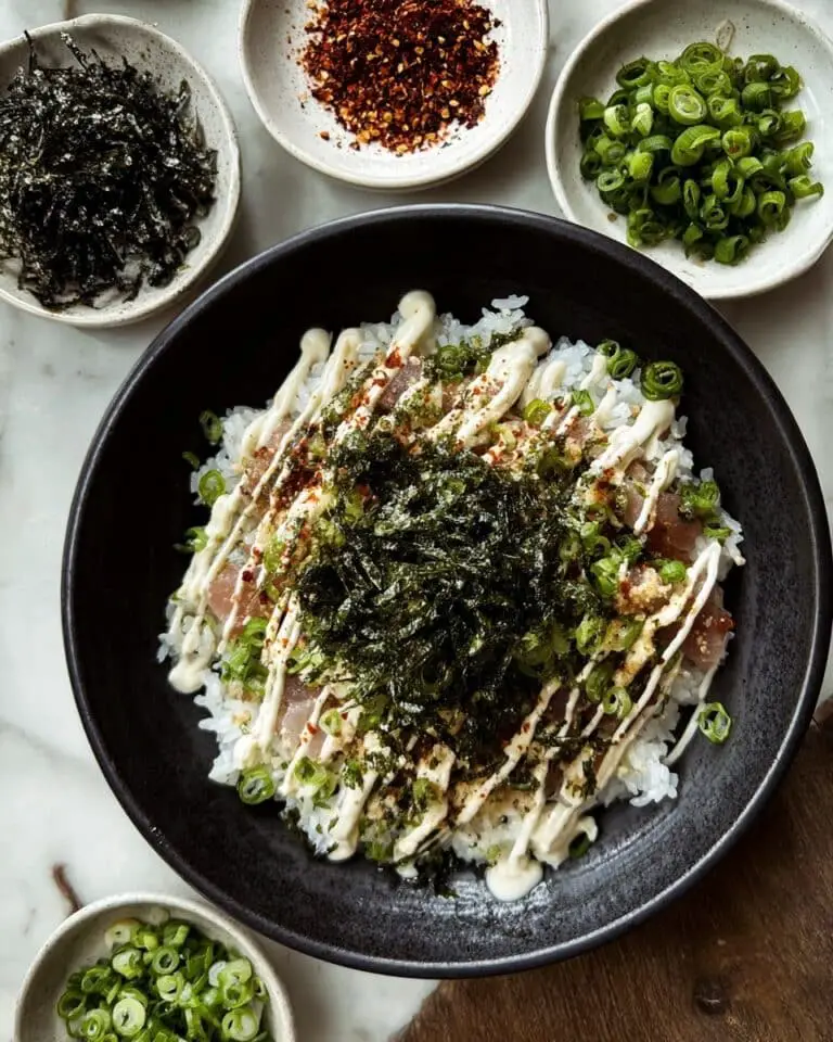 Tuna Mayo Deopbap (Korean Tuna Rice Bowl) Recipe