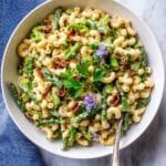 Lemon Dijon Asparagus and Pea Macaroni Salad Recipe