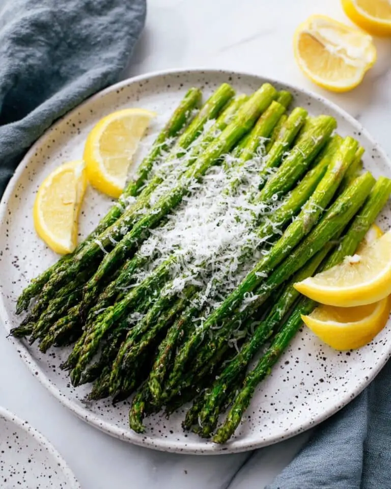 Roasted Asparagus with Parmesan and Lemon Recipe