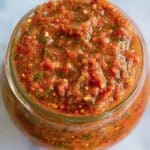 Bell Pepper Pesto with Purple Basil Recipe