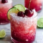 Honey Sweetened Fresh Cherry Limeade Recipe