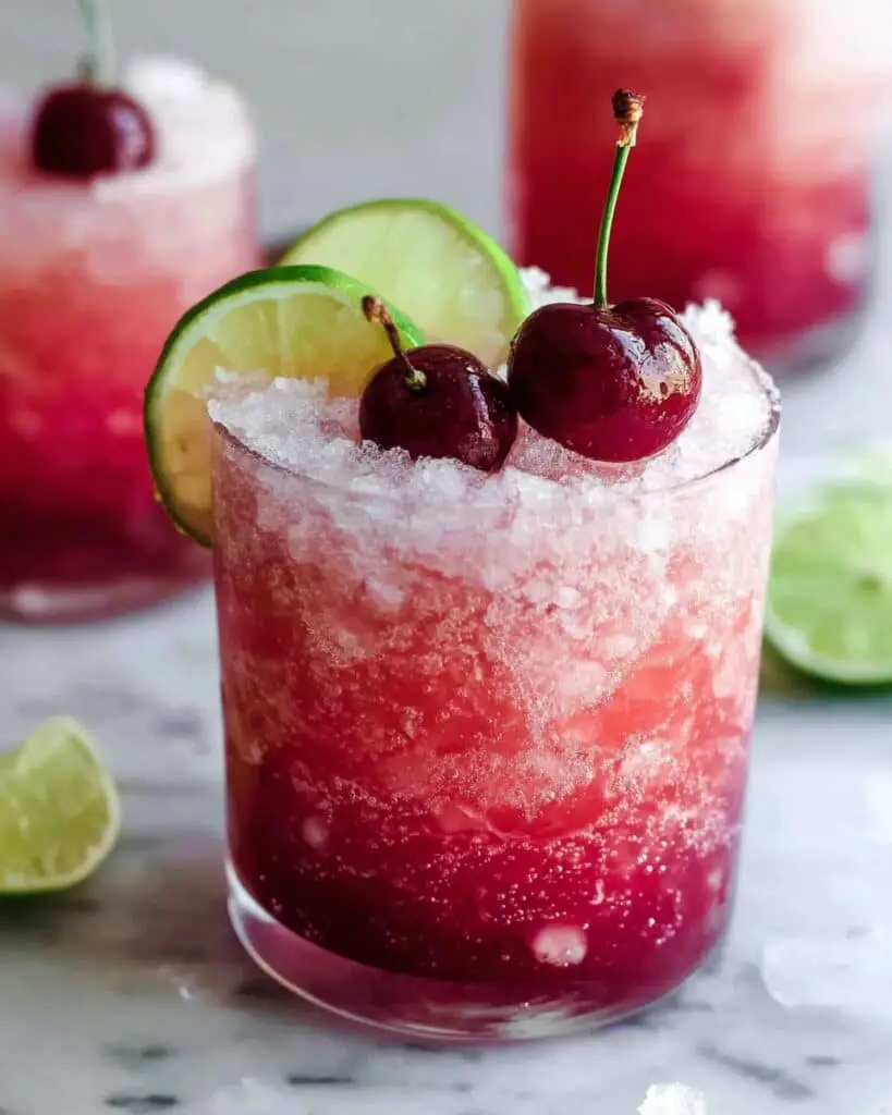 Honey Sweetened Fresh Cherry Limeade Recipe