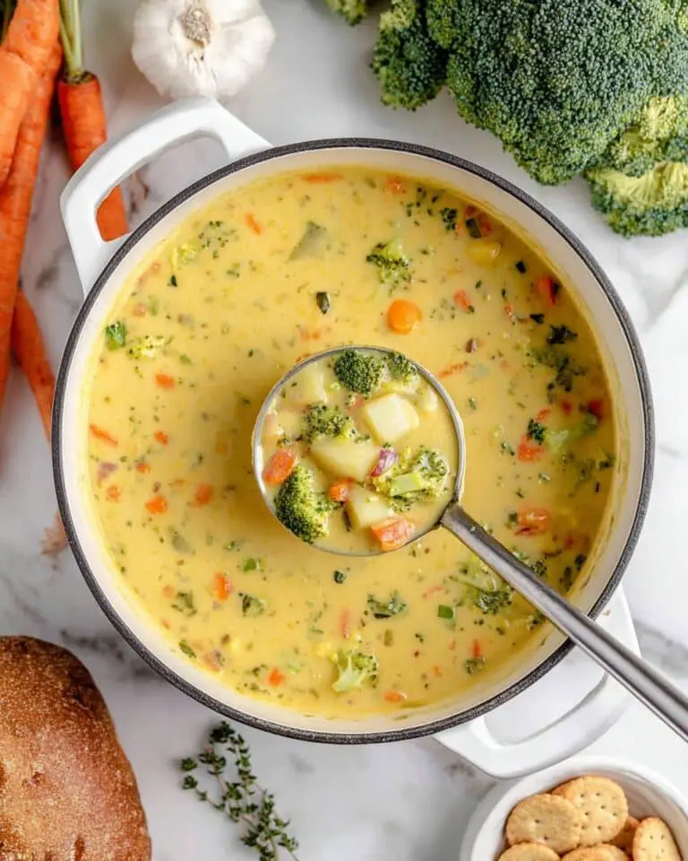 Broccoli Cheese and Potato Soup Recipe