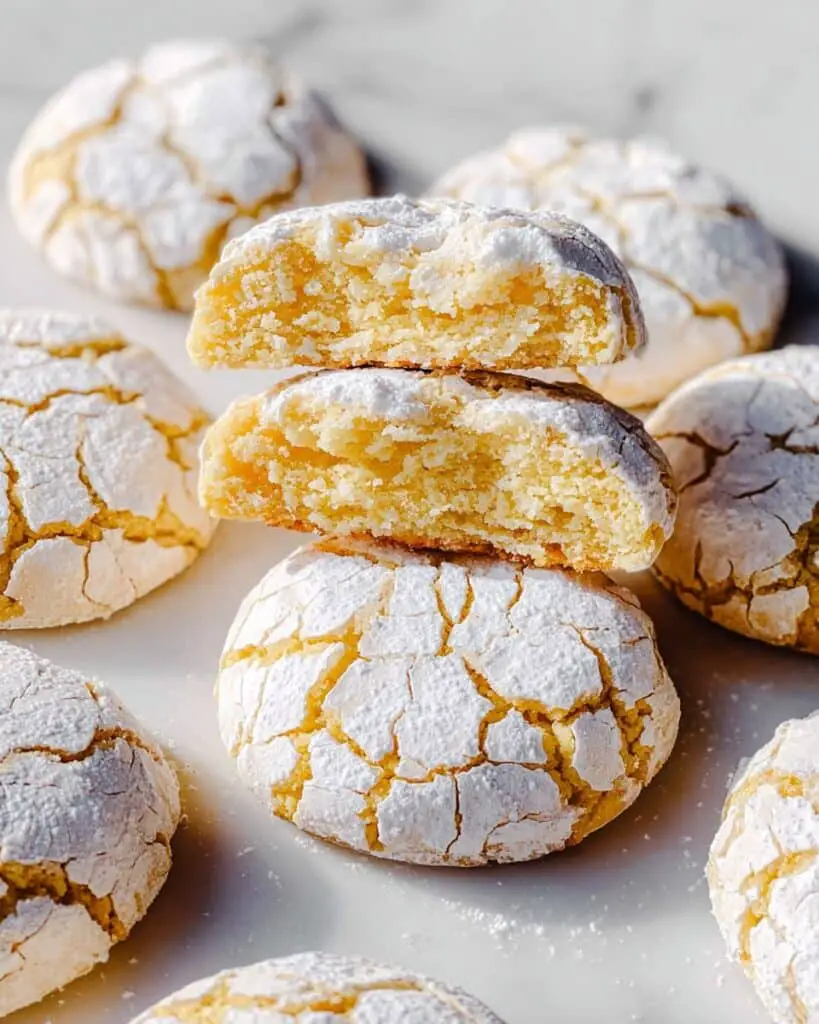 Lemon Crinkle Cookies Recipe