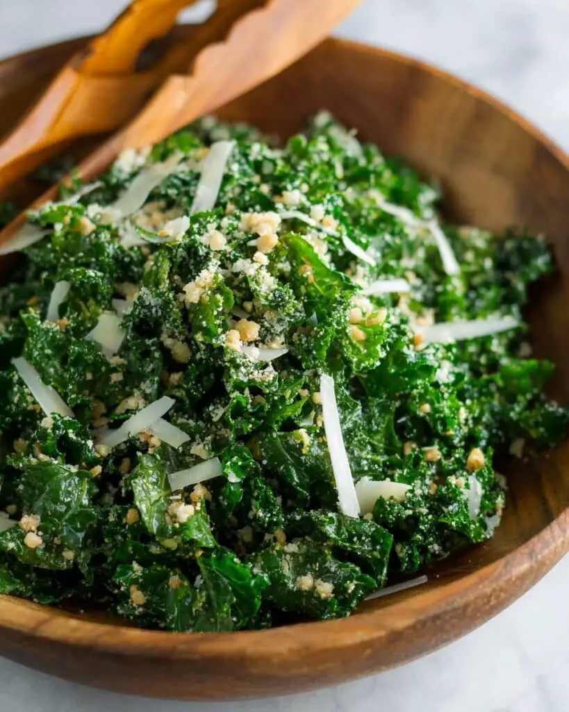 Lemon Parmesan Kale Salad Recipe