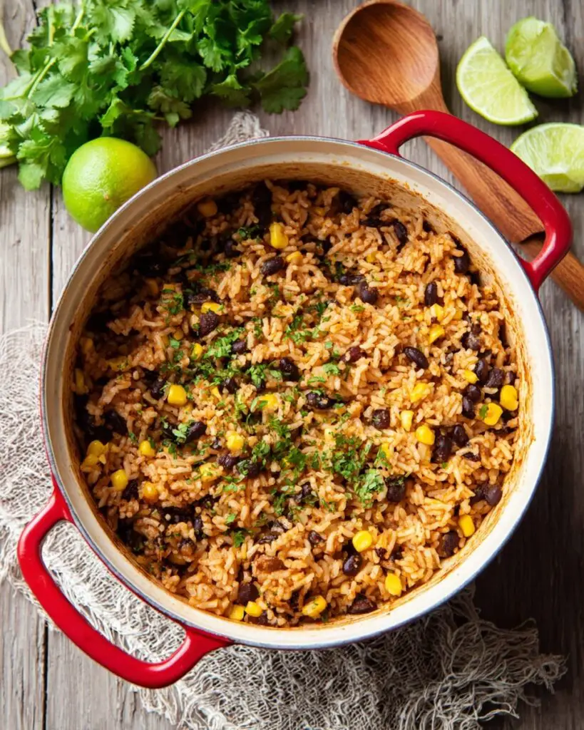 One-Pot Mexican Rice & Black Beans Recipe