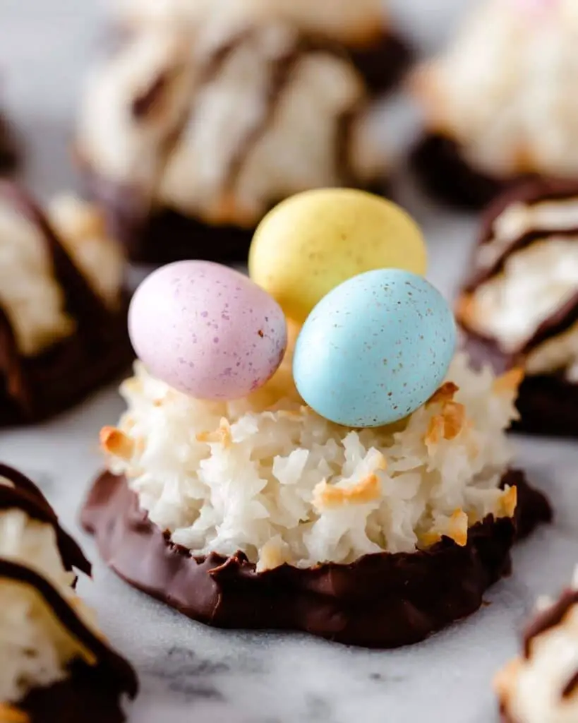 Coconut Macaroon Easter Nests Recipe