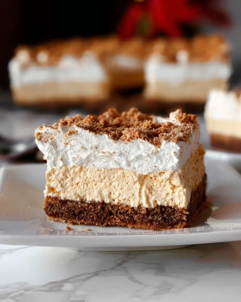 No Bake Pumpkin Cheesecake Lasagna Recipe