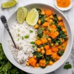 Sweet Potato Curry with Chickpeas Recipe