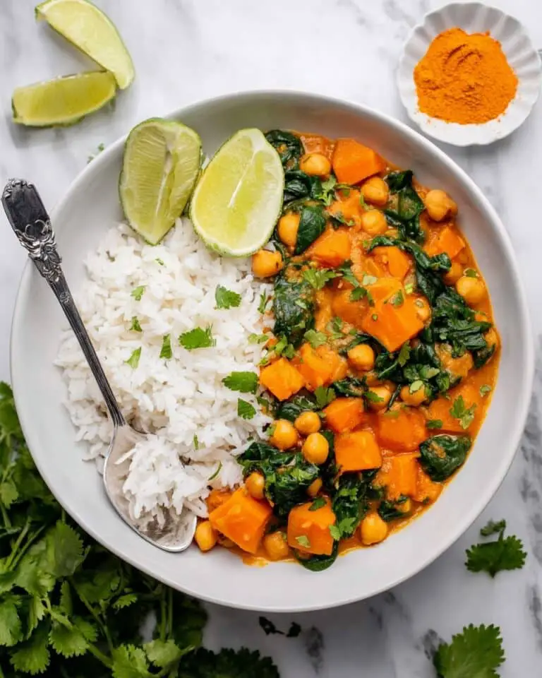 Sweet Potato Curry with Chickpeas Recipe