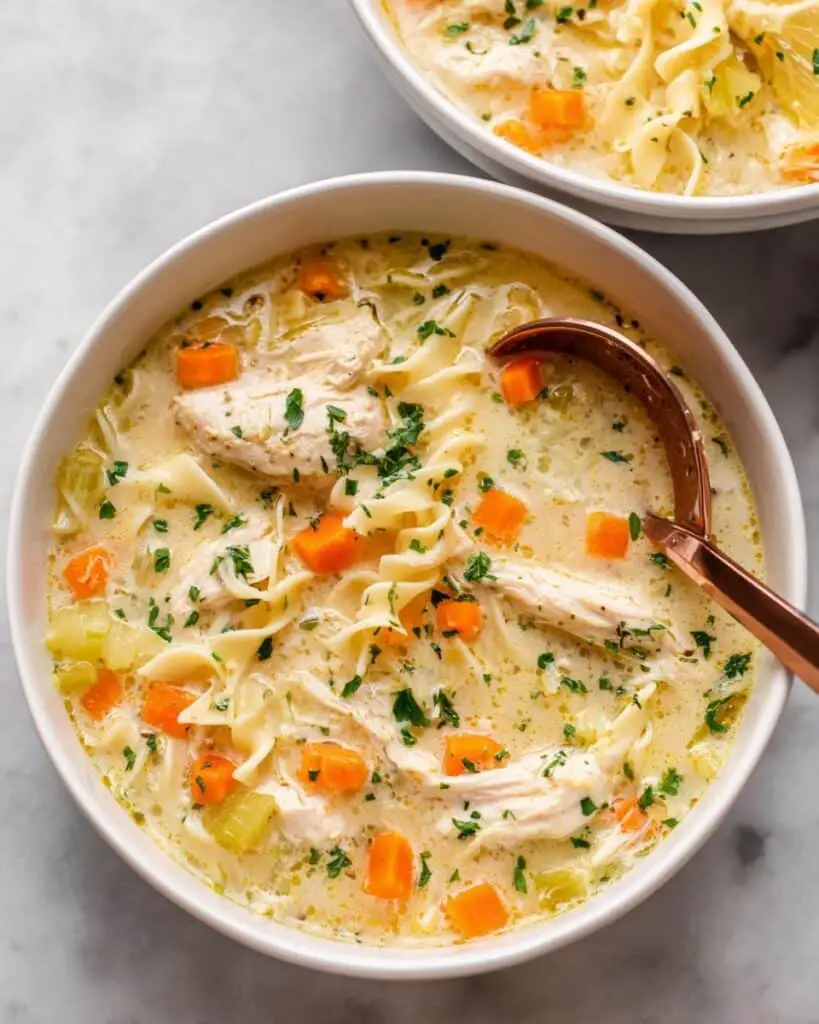 Lemon Chicken Orzo Soup Recipe