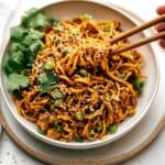 Saucy Gochujang Noodles with Chicken Recipe