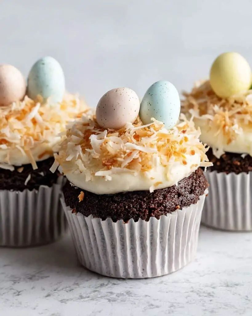 Easter Chocolate Coconut Cupcakes Recipe