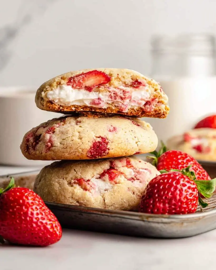 Strawberry Cheesecake Cookies Recipe