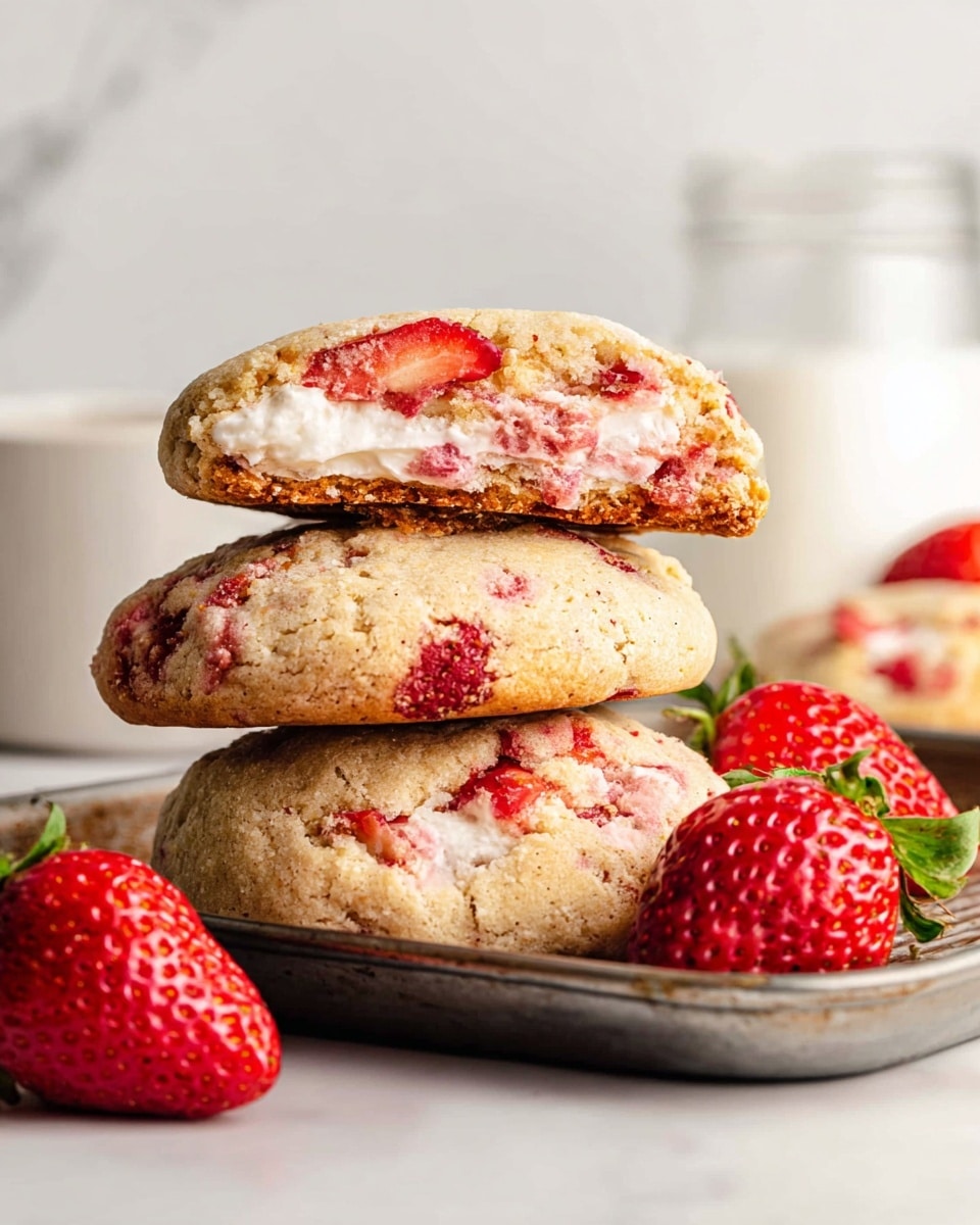 Strawberry Cheesecake Cookies Recipe