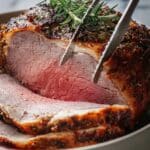 Garlic-Crusted Prime Rib Roast with Herb Rub and Juicy Tender Results Recipe