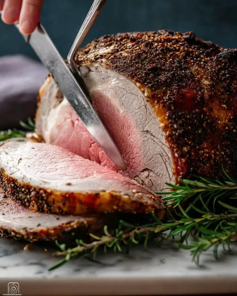 Prime Rib Roast with Herb Garlic Rub Recipe