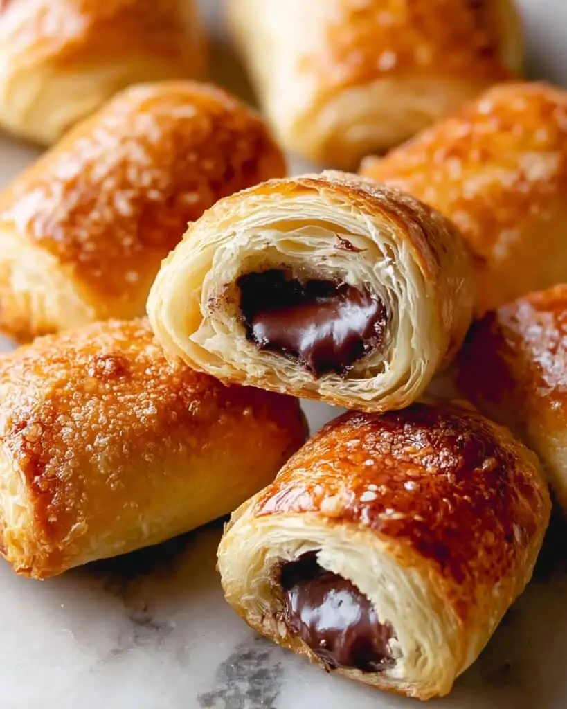 Chocolate Puff Pastry Turns Golden Recipe