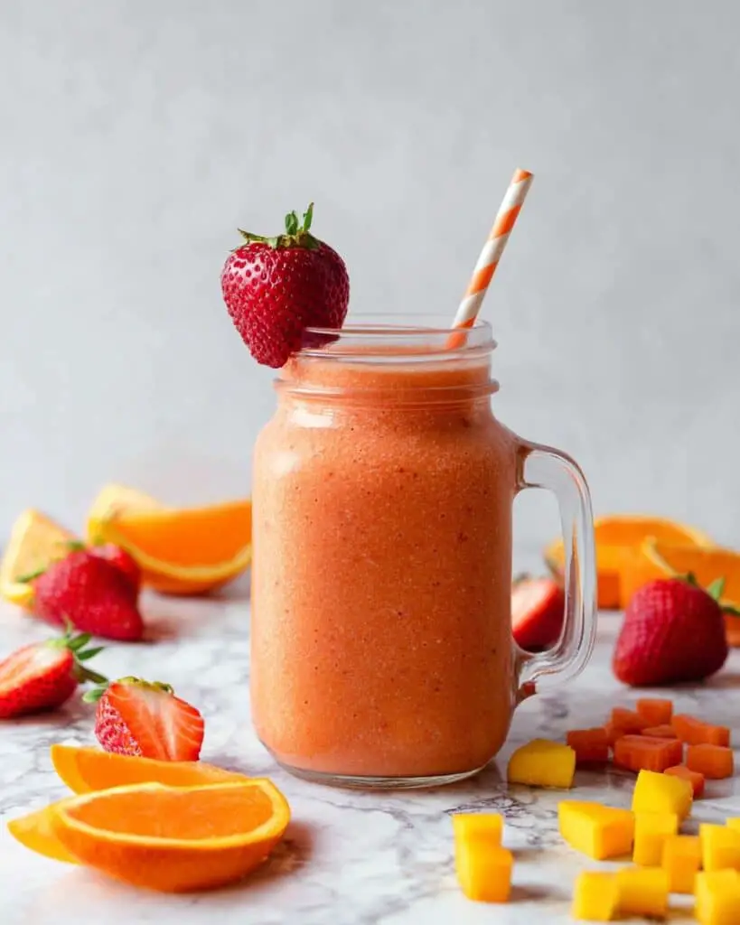 Strawberry Mango Smoothie Recipe