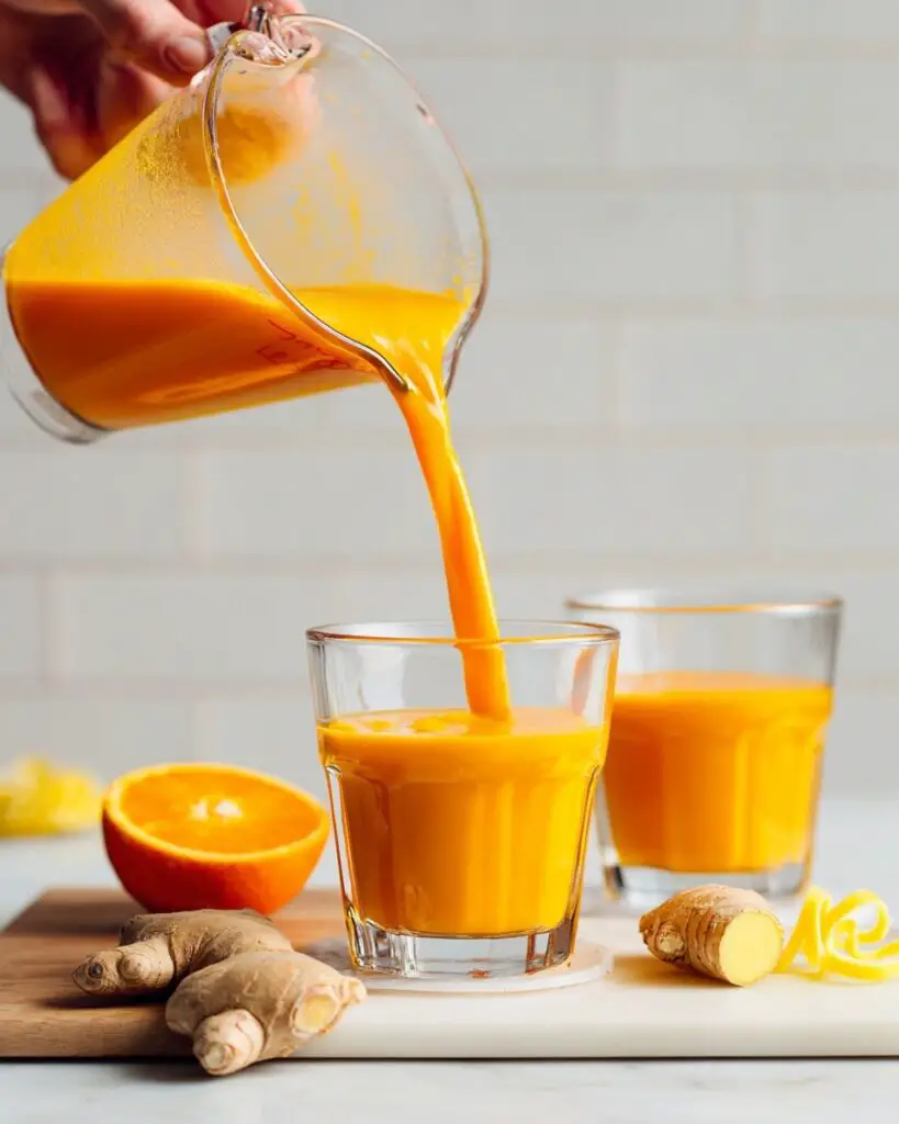 Lemon Ginger Turmeric Wellness Shots Recipe