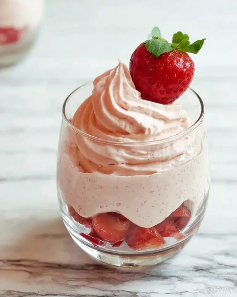 Keto Strawberry Mousse Recipe