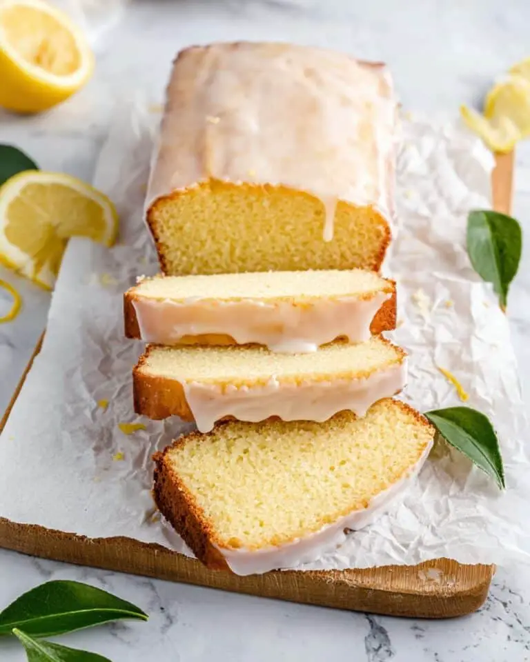 Glazed Lemon Pound Cake Recipe