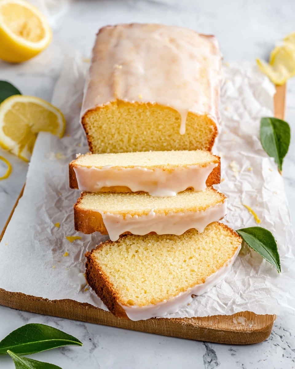 Glazed Lemon Pound Cake Recipe