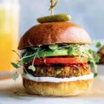 Sweet Potato Burgers with Kale, Quinoa, and Feta Recipe