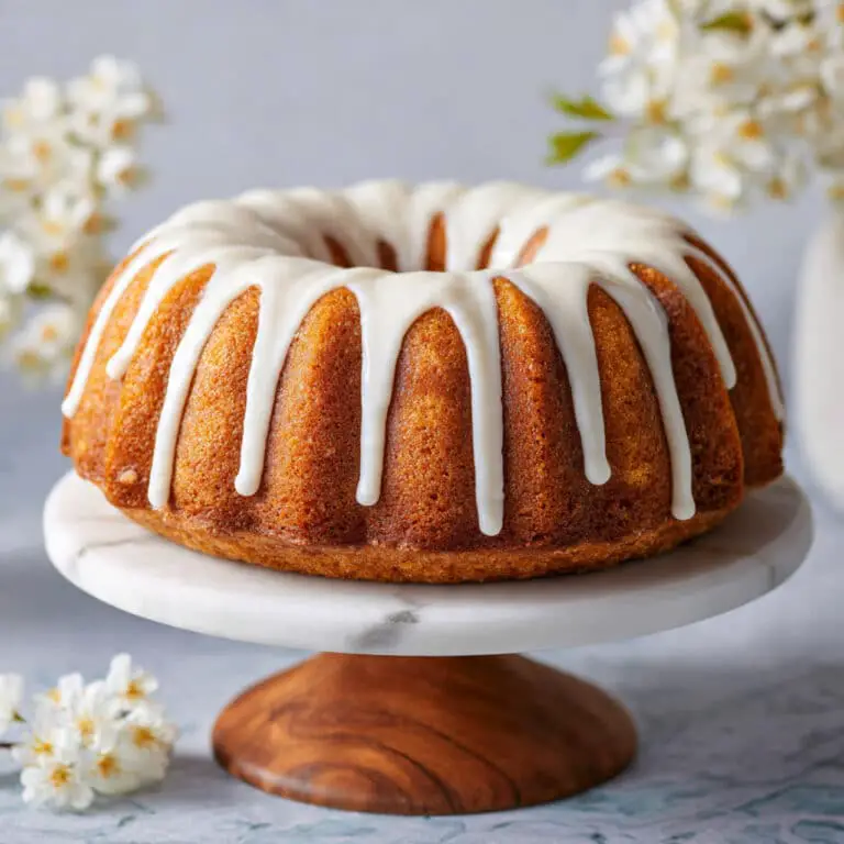 Lemon Bundt Cake with Lemon Buttercream Frosting Recipe
