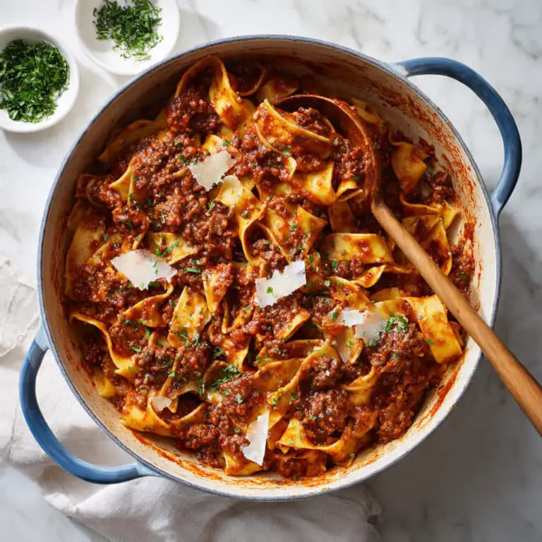 Dutch Oven Short Rib Ragu with Pappardelle Recipe