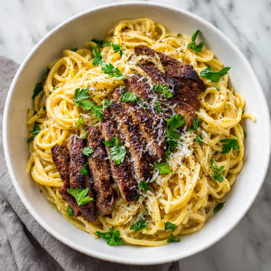 How To Make The Best Steak Alfredo Recipe