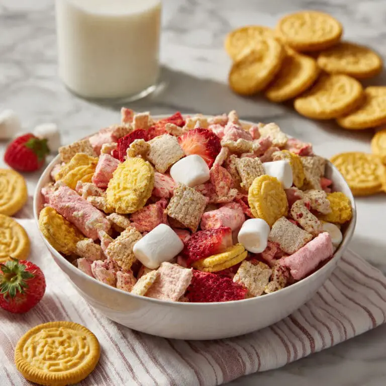 Strawberry Puppy Chow Recipe