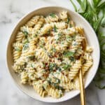 High Protein Cottage Cheese Pasta with Spinach Recipe