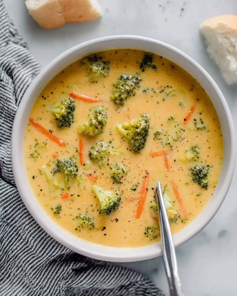 Cheddar Broccoli Soup Recipe