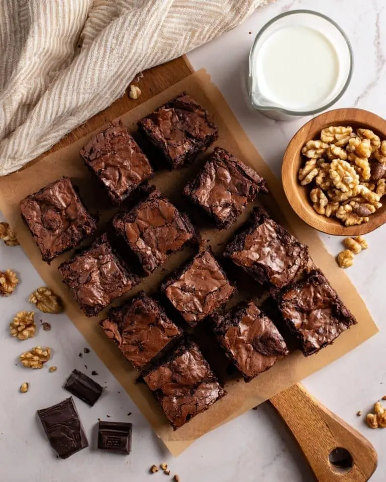 Dark Chocolate Fudge Brownies Recipe