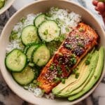 Miso Salmon Rice Bowl Recipe