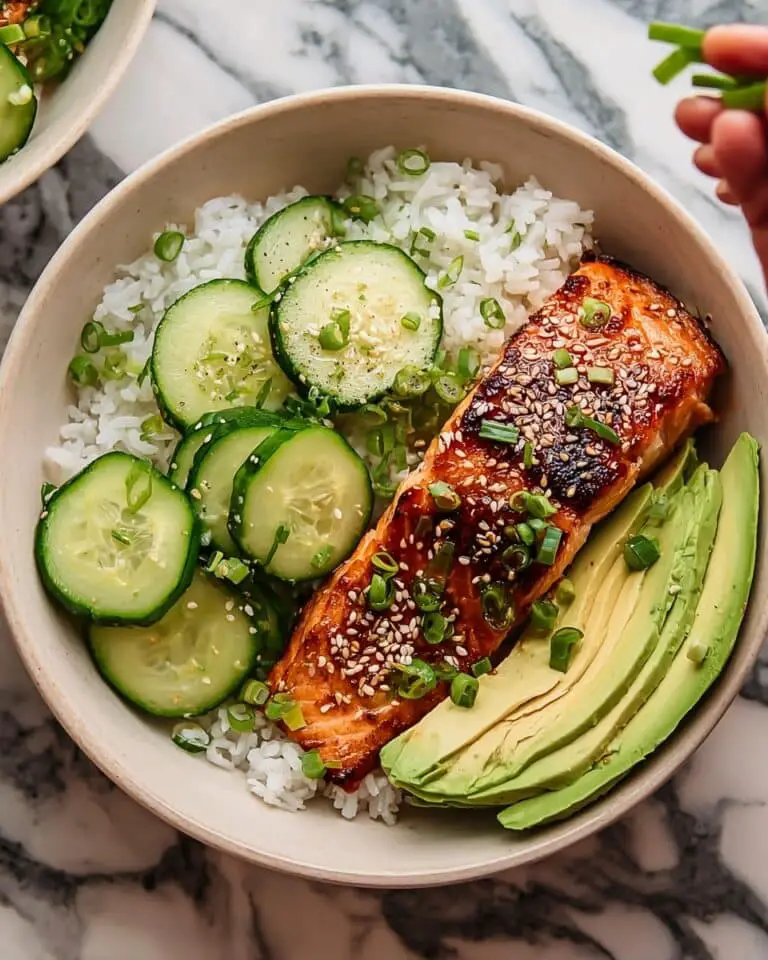 Miso Salmon Rice Bowl Recipe