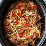 Slow Cooker Barbacoa Beef Recipe