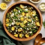 Potato Asparagus Lentil Salad with Lemon Dijon Dressing Recipe