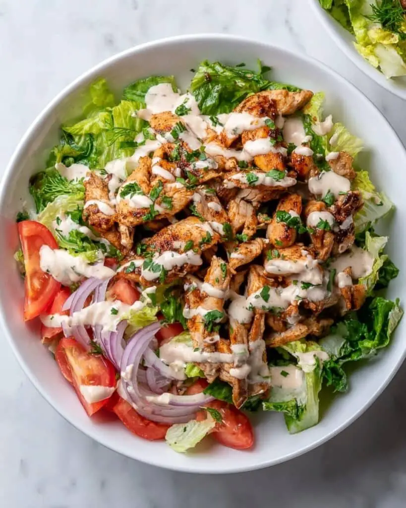 Chicken Shawarma Salad Recipe