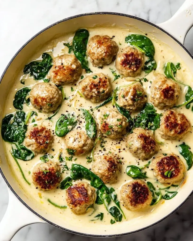 Chicken Florentine Meatballs Recipe