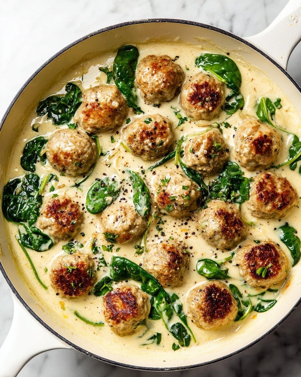 Chicken Florentine Meatballs Recipe