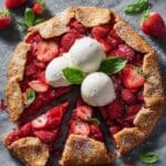 Strawberry Galette with Homemade Crust Recipe